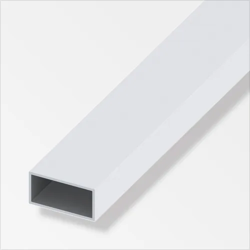 alfer Vierkantrohr Aluminium 1 m x 40 × 20 mm silber