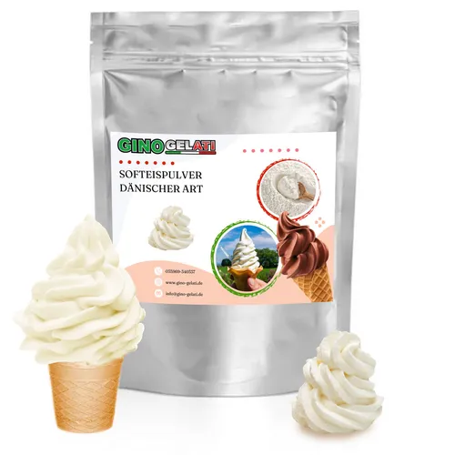 Gino Gelati Sahne Dänisches Softeis Pulver 10kg von Gino Gelati