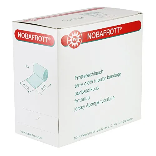 Nobafrott Frotteeschlauch 8 cmx5 m - Arzneimittel für Wundversorgung, ideal für eine sanfte Polsterung und Schutz von Wunden, rezeptfrei erhältlich.