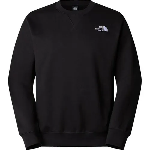 THE NORTH FACE M Essential Relaxed Crew Sweatshirt Herren - TNF Black, Größe L - Hochwertiges Sweatshirt für Herren, ideal für Freizeit und Sport, mit lässigem Schnitt für optimalen Tragekomfort.
