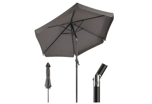 Sekey Sonnenschirm 200cm – Kurbel & Knickbar mit UV-Schutz 50+ - Der Sekey Sonnenschirm ist ideal für Balkon, Garten oder Terrasse. Mit seiner robusten Bauweise und der einfachen Kurbelbedienung sorgt er für flexiblen Schatten und schützt vor UV-Strahlen. Wetterfest und leicht zu handhaben!
