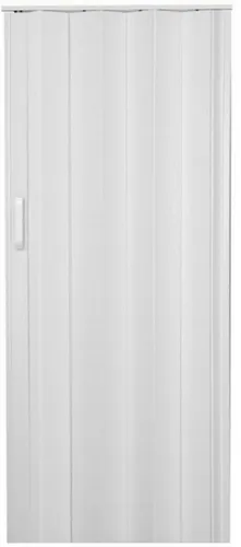 Standom Falttür 81 x 201,5 cm - Schiebetür aus Kunststoff in Weiß - Falttüren, vormontiert und einfach zu montieren, mit beidseitigem Türanschlag und Magnetverschluss für maximale Flexibilität.
