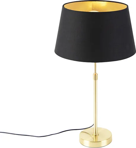 Produktbild QAZQA Klassische Antik Tischlampe Gold mit Dimmfunktion