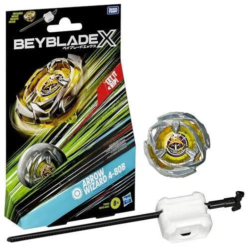 Beyblade X Starter Pack – F9582 – Kreisel & Launcher – Arrow Wizard 4-80B