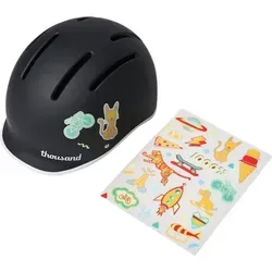 Thousand Kids Fahrradhelm Junior Carbon Black - Stylischer Thousand JR Kinder-Fahrradhelm in Carbon Black, Unisize XS (49-53 cm), bietet sicheren Kopfschutz und hohen Tragekomfort für junge Radfahrer. Ideal für Alltag und Freizeit.