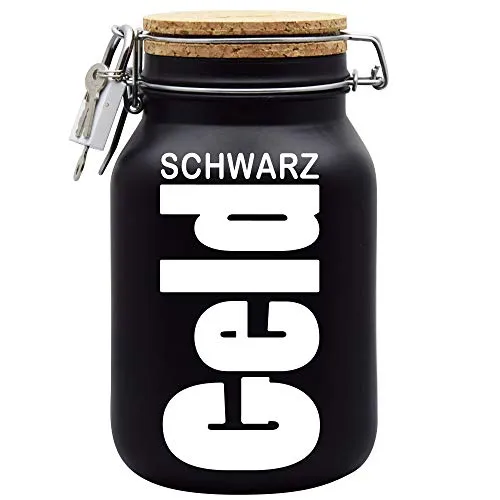 Individuelle Spardose Schwarzgeld XL – Geschenkidee für jeden Anlass
