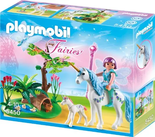 Produktbild Playmobil Fairies Fee Aquarella auf der Einhorn-Lichtung 5450