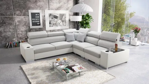 IM SOFA Ecksofa L-Form mit Schlaffunktion PERS III – Moderne Couch für jedes Wohnzimmer