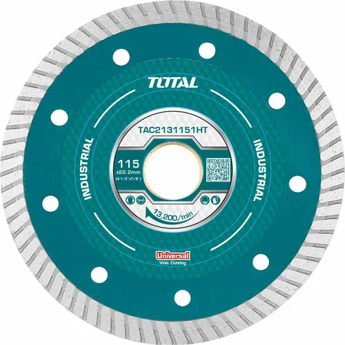 Total Diamant-Trennscheibe, ultradünn, Nassschnitt, 115mm, Industrie (TAC2131151HT)