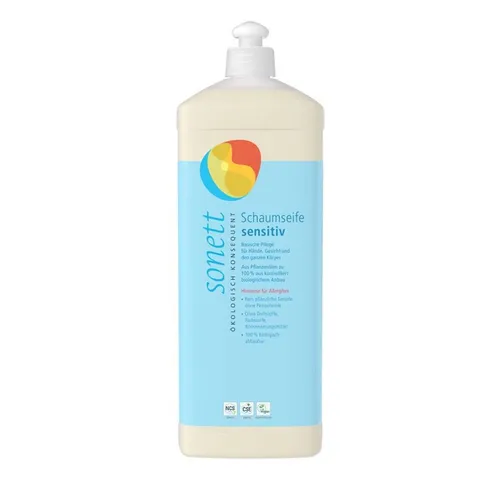 Sonett Flüssigseife Schaumseife - Sensitiv Nachfüllflasche 1l