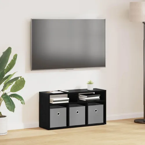 Maison Exclusive Lowboard mit Schubladen in Schwarz