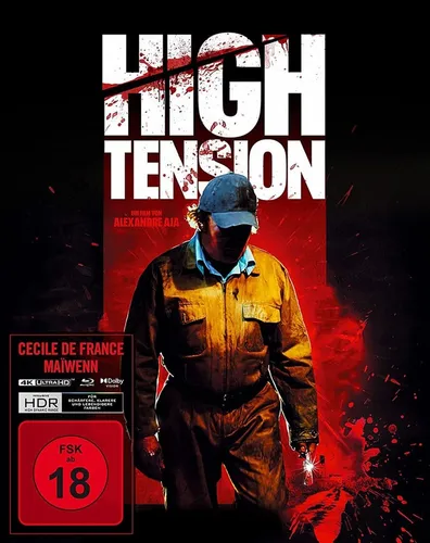 High Tension - Mediabook A (4K Ultra HD) (+ 2 Blu-rays) - Hochspannender Horrorfilm, Freigabe ab 18 Jahren, inklusive 2 Blu-rays für ein ultimatives Seherlebnis.
