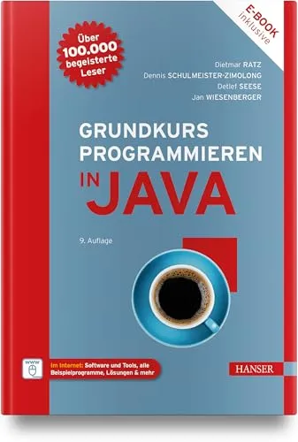 Grundkurs Programmieren in Java - Einsteigerfreundlicher Kurs zu Java, vermittelt grundlegende Programmierkenntnisse und praktische Anwendungen in der Softwareentwicklung.