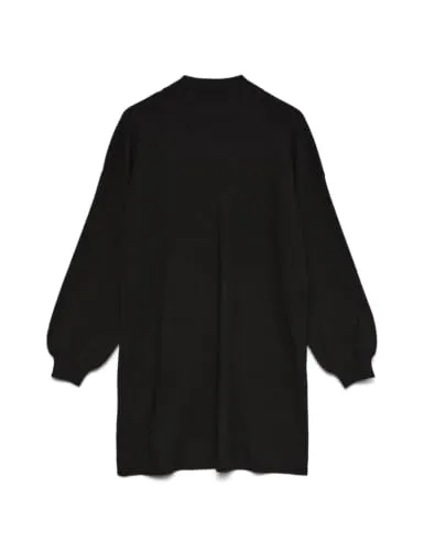 Vero Moda Strickkleid VMNANCY LS FUNNELNECK DRESS GA NOOS in schwarz von VERO MODA