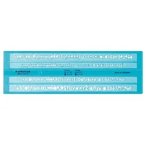 STAEDTLER Schriftschablone Mars 572 FL blau
