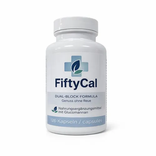 FiftyCal Glucomannan Kapseln