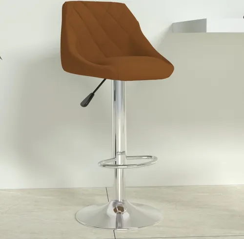 Maison Exclusive Barhocker Braun Samt
