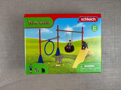 Schleich 42536 Training „Spielspaß für Hunde“ Set FARM WORLD-Reihe von 3-8 Jahre