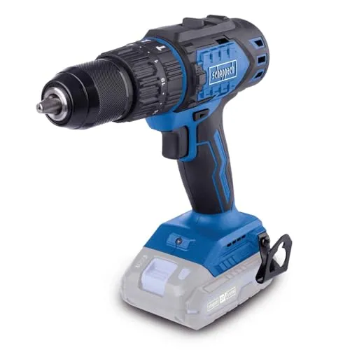 Scheppach Akku-Schlagbohrmaschine BC-CD60-X 20V Brushless | 3in1 Funktion - Akkuschrauber mit 3in1-Funktion: Bohren, Schlagbohren, Schrauben. Leistungsstark mit 60 Nm Drehmoment und wartungsfreiem Brushless Motor für längere Laufzeit.