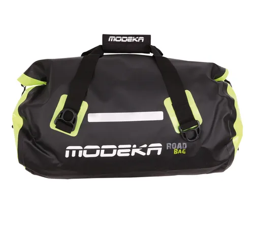 Modeka Road Bag Motorrad Gepäcktasche 45 Lt. - schwarz/gelb - Motorradtasche mit 45 Litern Volumen, robust und ideal für lange Fahrten, bietet ausreichend Platz für Ihr Gepäck.