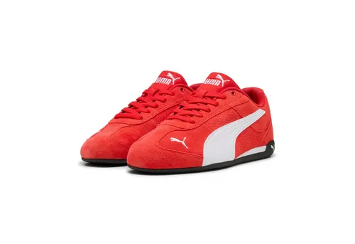 PUMA REPLICATCH SD Sneaker – Sportliches Design in Rot (Gr. 42 EU) - Moderne Sneaker in PUMA Red-PUMA White für sportliche Looks. Aus hochwertigem Leder mit robustem Gummi-Profil für optimalen Halt und Komfort im Alltag.