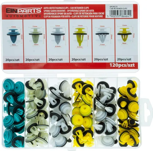UNIVERSAL Auto Clips und Pins Set 120 Stück