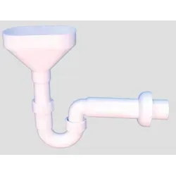 SANIT 31.304.00..0000 Rohrgeruchverschluss G1 1/2x50 mit Auffangtrichter 31304000000