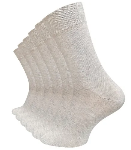 Cotton Prime® Socken ohne Gummibund (6-Paar) weiche Baumwollqualität