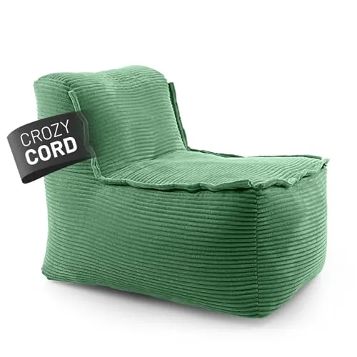 LUMALAND Modular Sitzsack Mitte Cord 200 L für individuelles Sofa-Design