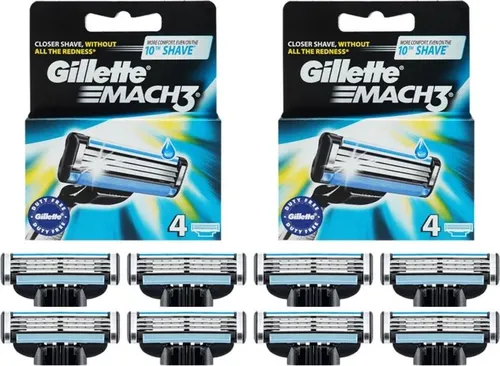 Gillette Mach3 Rasierklingen 8er Pack – Gründliche Rasur