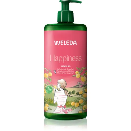 Weleda Happiness erfrischendes Duschgel Grapefruit, Tangerine and Lime 750 ml