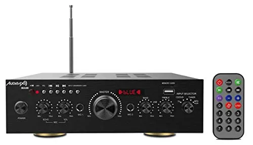 Audibax Miami Karaoke-Verstärker 100W mit Bluetooth und Fernbedienung