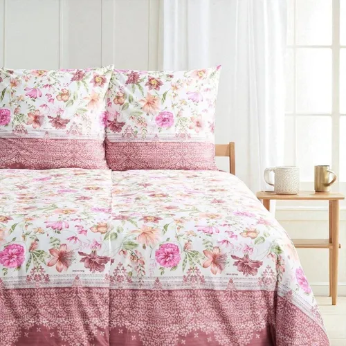 Bassetti Satin Bettwäsche CASABLANCA P1 Rosa in pink von Bassetti