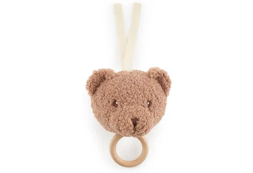 Bieco Musical Toy Bear Mika kontrastierendes Hängespielzeug mit Melodie 1 St.