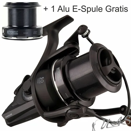 MITCHELL MX6 9000 Freilauf Rolle mit Gratis Aluminium E-Spule