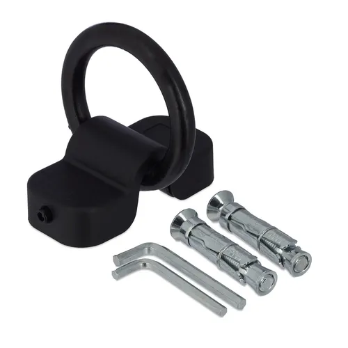 Wand- und Bodenanker Sicherheitsanker Kettenanker 1,4 cm - Robuster Motorradschloss-Anker aus Stahl, ideal für maximale Sicherheit und einfache Installation, perfekt für Motorrad- und Fahrradbesitzer.