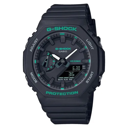 G-shock GMA-S2100GA-1A - Sportliche Armbanduhr mit Bluetooth - Armbanduhren mit 100m Wasserdichtigkeit, vielseitigen Funktionen wie Alarm und Timer sowie stilvollem Design in Schwarz. Ideal für Sport und Alltag.