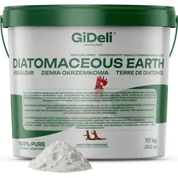 GiDeli Kieselgur 10 kg – Reines Diatomeenerde Pulver