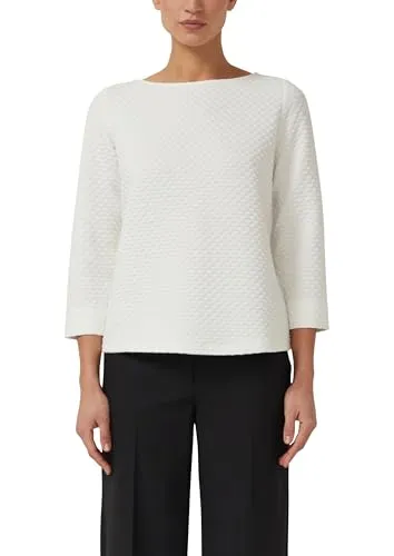 Produktbild s.Oliver BLACK LABEL Damen Sweatshirt Gr. 38 ecru