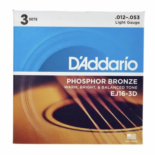 Daddario EJ16-3D Saiten Set für Westerngitarre