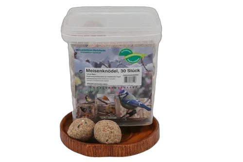 Anhaltiner Meisenknödel 30St. ohne Netz Rindertalg Wildvögel Energiequelle Fett