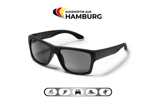 EyeAm Sportbrille 1000 – Polarisierte & Schwimmfähige Sonnenbrille - Sportbrille mit polarisierenden Gläsern und UV400 Schutz, ideal für Outdoor-Aktivitäten. Die schwimmfähige Konstruktion sorgt dafür, dass sie nicht untergeht.
