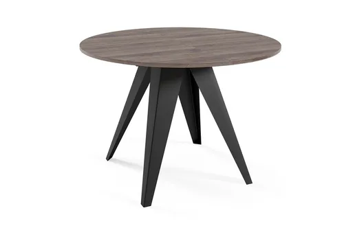 Feldmann-Wohnen Esstisch rund, anthrazit, 90x76 cm - Moderner Esstisch mit elegantem Design, ideal für jedes Esszimmer. Der Tisch ist ausziehbar, pflegeleicht und bietet zahlreiche Farbvarianten für individuelle Gestaltung.