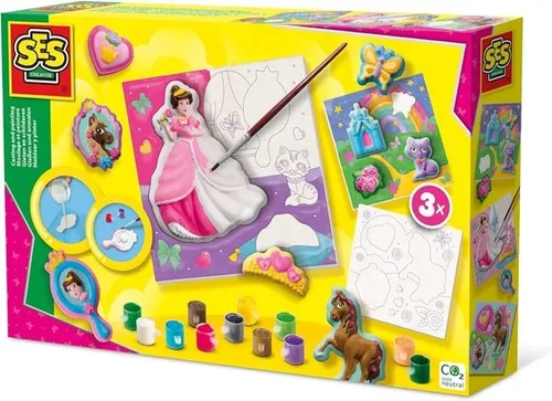 SES Gießen und malen Prinzessinnen auf Leinwänden von SES