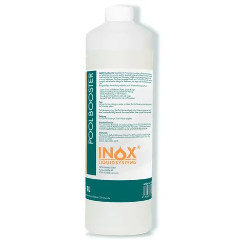 Inox Pool Booster Pooldesinfektion 1 L Wasserdesinfektion sicherer Schutz vor Bakterien und Algen, lange Wirkung 90103100
