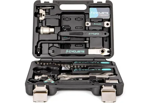 LuxusKollektion Werkzeugkoffer Fahrrad Reparaturset Werkzeugkoffer Reifen Kette Montage 22 Teilig