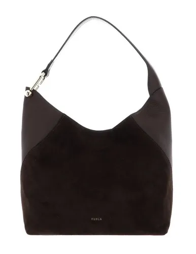 Furla Schultertasche Hobo Bag aus echtem Leder, braun M von Furla