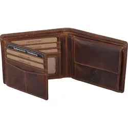 Echtleder Scheintasche , braun