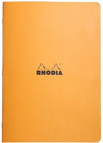 Rhodia 119164C Heft (DIN A4, 21 x 29,7 cm, kariert, 48 Blatt) 1 Stück orange
