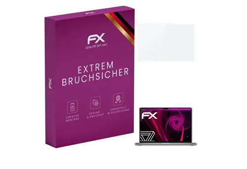 atFoliX Schutzfolie Panzerglasfolie für Apple MacBook Pro 2023 16 Inch, Ultradünn und superhart